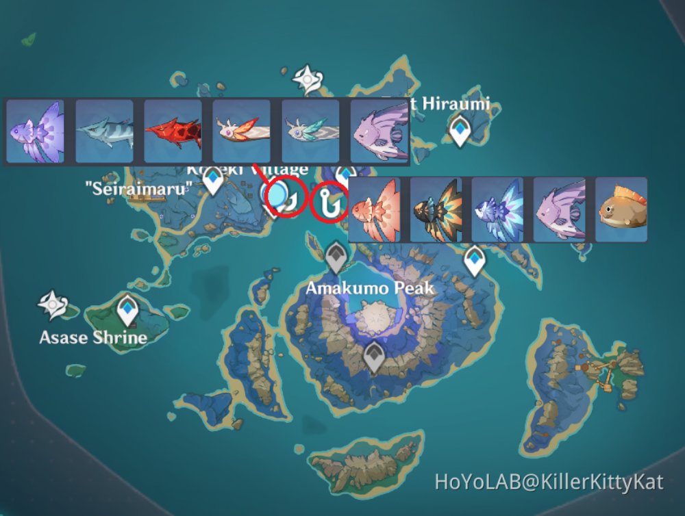 เผยจุดตกปลาเฉพาะประเภทใน Genshin Impact 7 เผยจุดตกปลาเฉพาะประเภทใน Genshin Impact