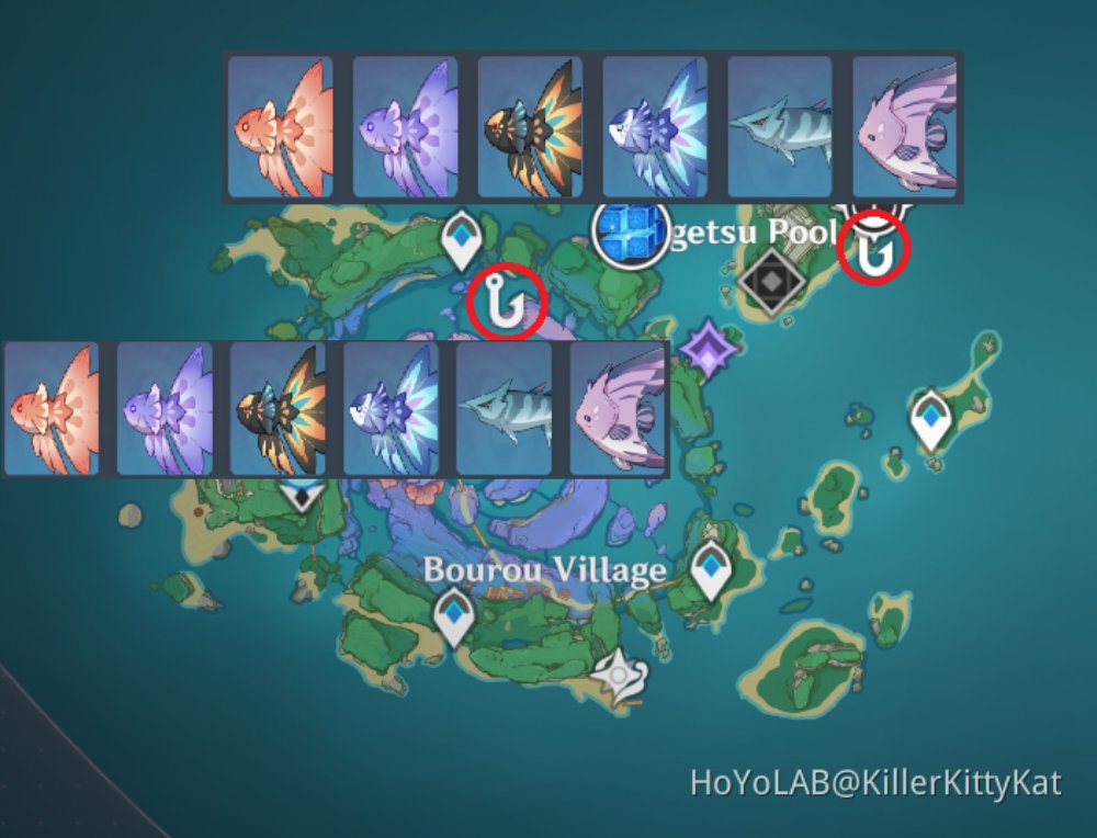 เผยจุดตกปลาเฉพาะประเภทใน Genshin Impact 8 เผยจุดตกปลาเฉพาะประเภทใน Genshin Impact