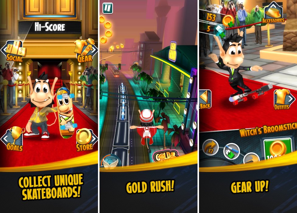 Hugo Super Skater เกมมือถือจากเกมโชว์ในตำนาน