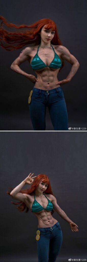 พบคอสเพลย์ Nami จาก One Piece หุ่นอย่างล่ำ!