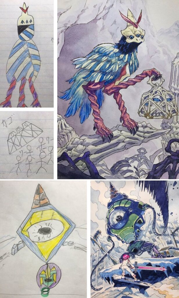 พ่อสุดคูลออกแบบมอนสเตอร์สุดเท่จากภาพของลูก