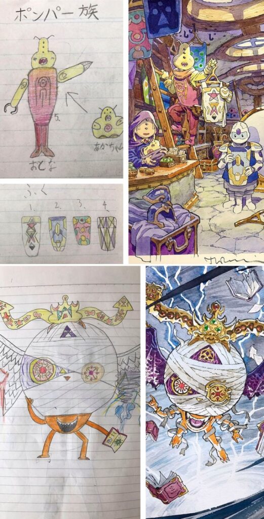 พ่อสุดคูลออกแบบมอนสเตอร์สุดเท่จากภาพของลูก