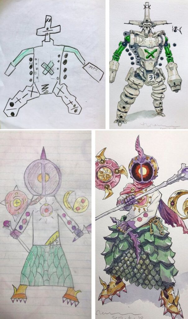 พ่อสุดคูลออกแบบมอนสเตอร์สุดเท่จากภาพของลูก