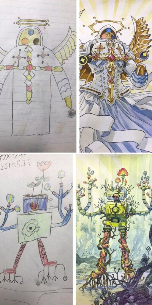 พ่อสุดคูลออกแบบมอนสเตอร์สุดเท่จากภาพของลูก