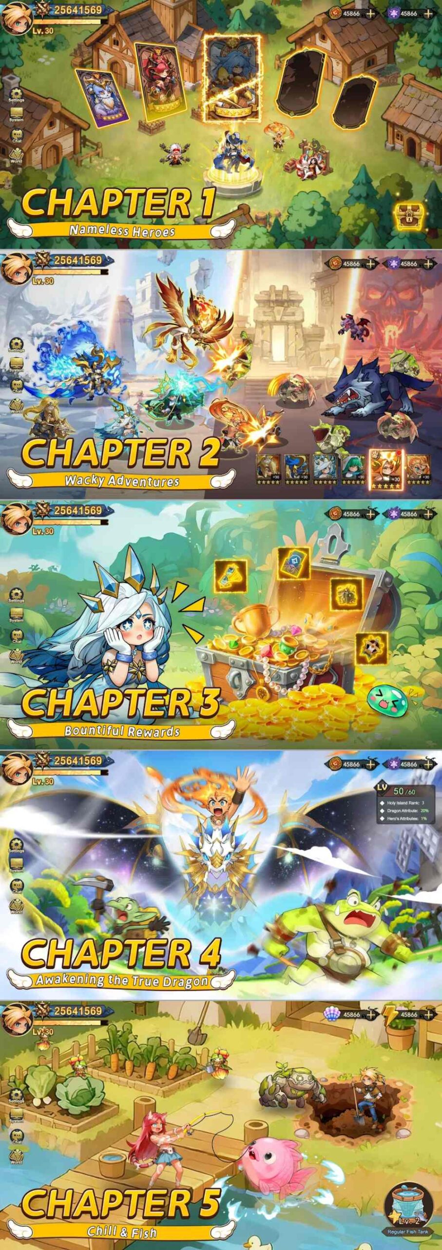 Rookie to Legend: Idle RPG เปิดให้บริการสโตร์ต่างประเทศแล้ว