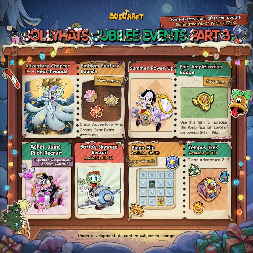 Acecraft พาคริสต์มาสสู่คลาวเดีย กับเทศกาลสุขสันต์หมวกหรรษา และนักบินคนใหม่ "ไซลาส"