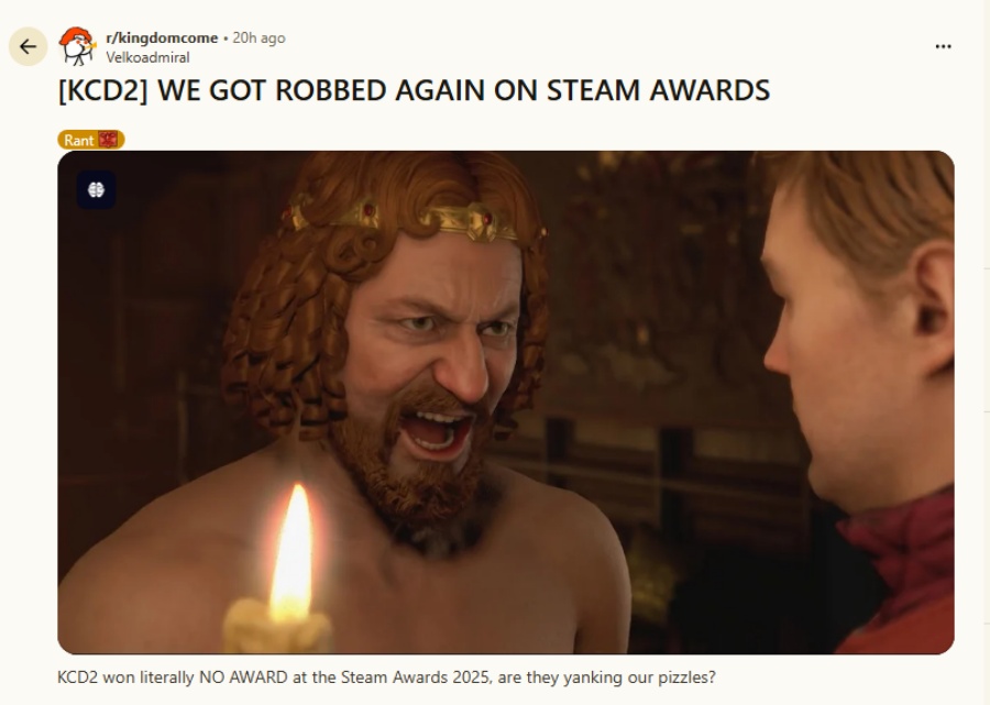 แฟนเกม Kingdom Come: Deliverance 2 ขอให้เลิกดราม่าหลังพลาดรางวัลใหญ่ 2 Fans Defend Kingdom Come: Deliverance 2