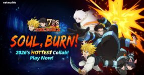 จักรวาล The Seven Deadly Sins: Grand Cross ต้อนรับคอลลาโบ ‘หน่วยผจญคนไฟลุก’