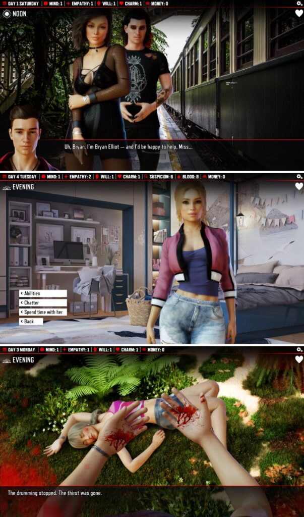 Bloodlines of Shadow Springs เกม Dating Sim ที่จะทำให้คุณคึกคัก 2 Bloodlines of Shadow Springs เกม Dating Sim ที่จะทำให้คุณคึกคัก