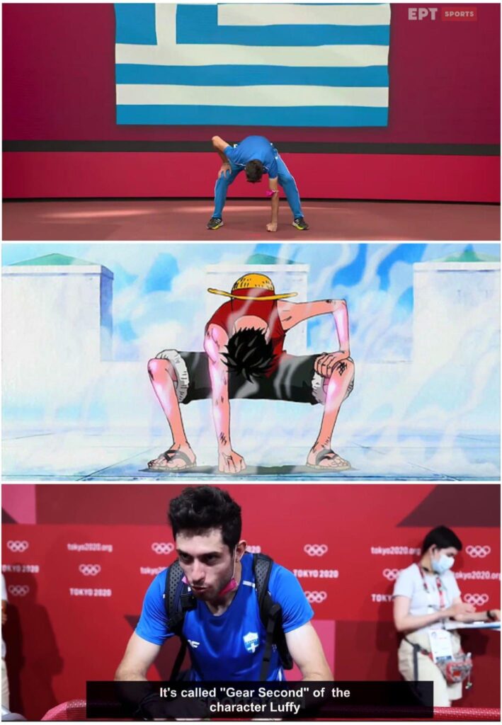 รวมช็อตเด็ดนักกีฬา โพสท่าจากการ์ตูนและเกมในโอลิมปิกโตเกียว