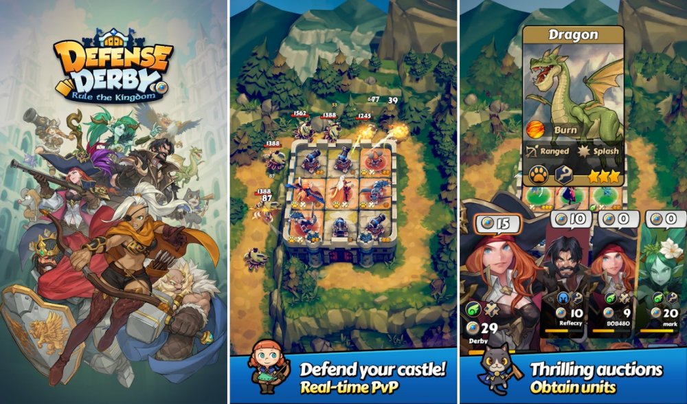 Defense Derby เกมมือถือ Tower Defense เปิดให้เล่นบนสโตร์ไทย