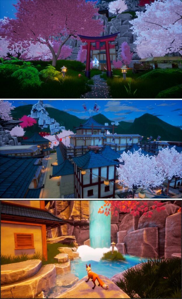 ออกล่าวิญญาณ กู้คืนศาลเจ้าที่พังทลายใน Zenko: A Fox's Tale