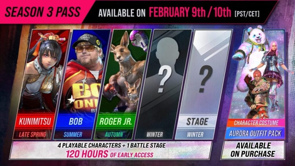 Tekken 8 เปิดตัวนักสู้ที่จะเข้าร่วมใน Season 3 เรียบร้อยแล้ว