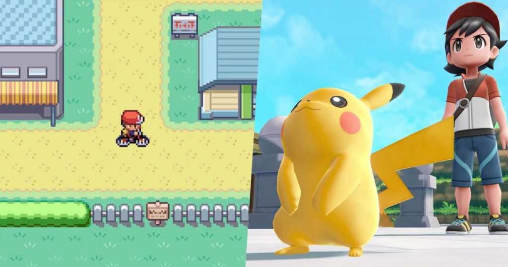 เปรียบเทียบ Pokémon Let's GO VS. Fire Red & Leaf Green บน Nintendo Switch 10 เปรียบเทียบ Pokémon Let's GO VS. Fire Red & Leaf Green บน Nintendo Switch