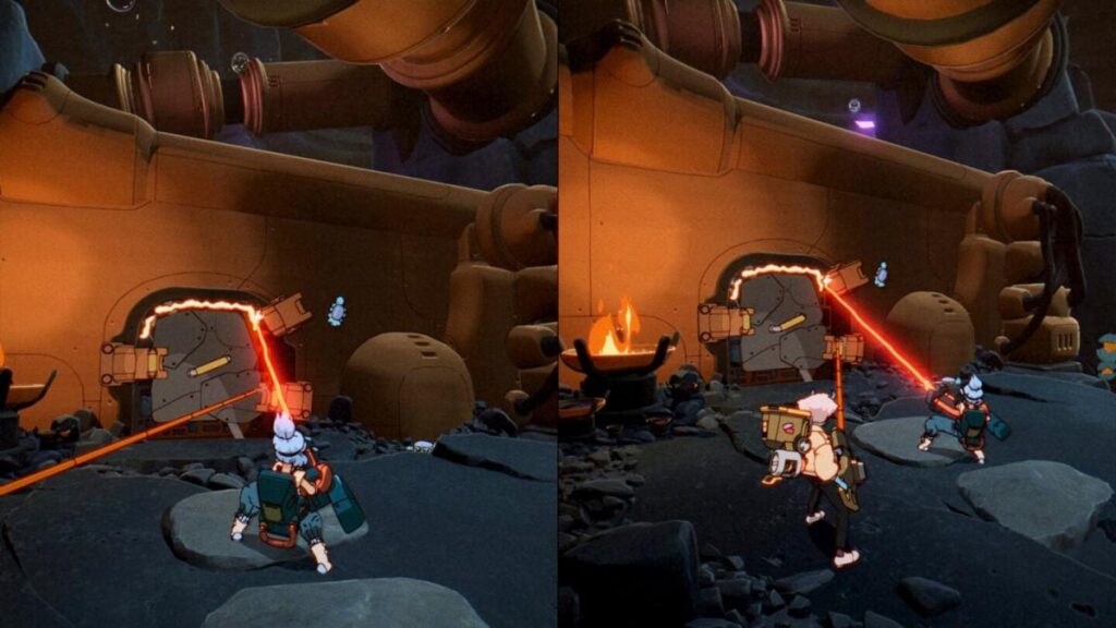 น่าเล่น! Orbitals เกมแอ็กชันผจญภัย Co-op แบ่งหน้าจอสไตล์อนิเมะ '80s