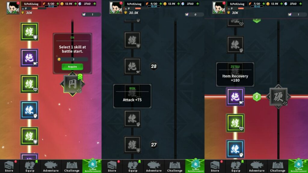 ส่องระบบที่น่าสนใจในเกม Hunter x Hunter: Nen x Survivor