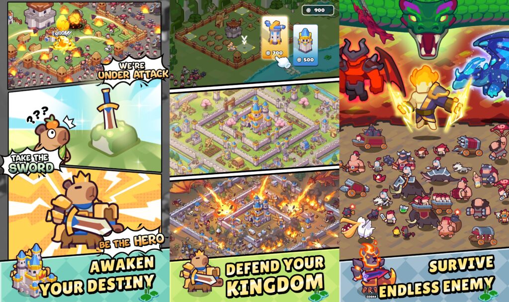 Keep the Crown:Tower DefenseTD เปิดให้บริการบนสโตร์ไทยแล้ว 3 Keep the Crown