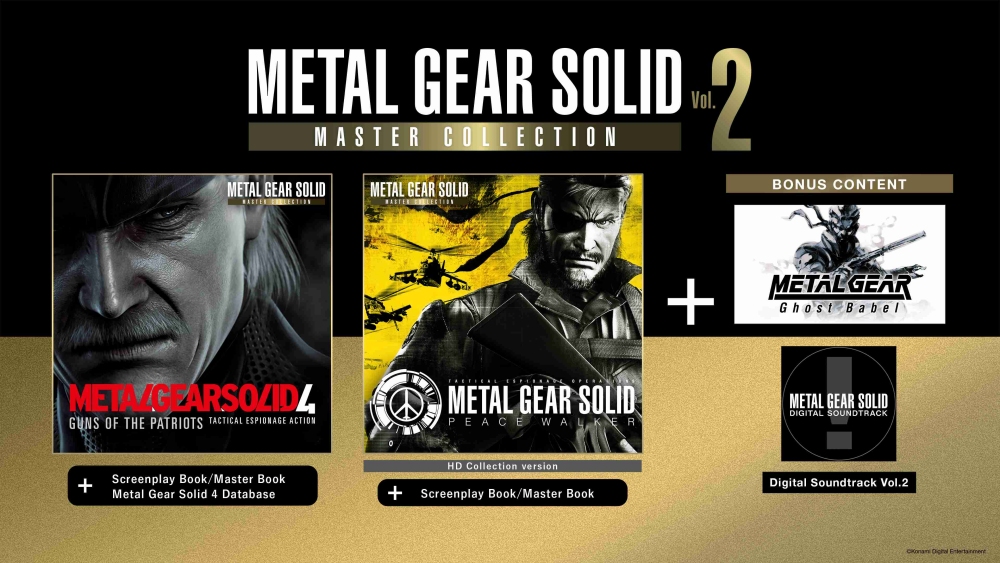 METAL GEAR SOLID: MASTER COLLECTION Vol. 2 เตรียมวางจำหน่ายในวันที่ 27 สิงหาคมนี้ 2 METAL GEAR SOLID: MASTER COLLECTION Vol. 2 เตรียมวางจำหน่ายในวันที่ 27 สิงหาคมนี้