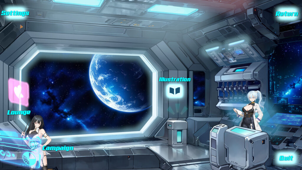 Mecha Harem: Bonds of the Abyss เกมยิงยานรบอวกาศ