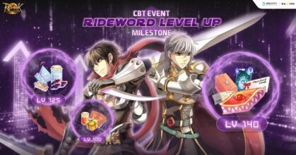 Ragnarok Online Landverse Thailand เปิดกิจกรรม CBT “Rideword Level Up Milestone”