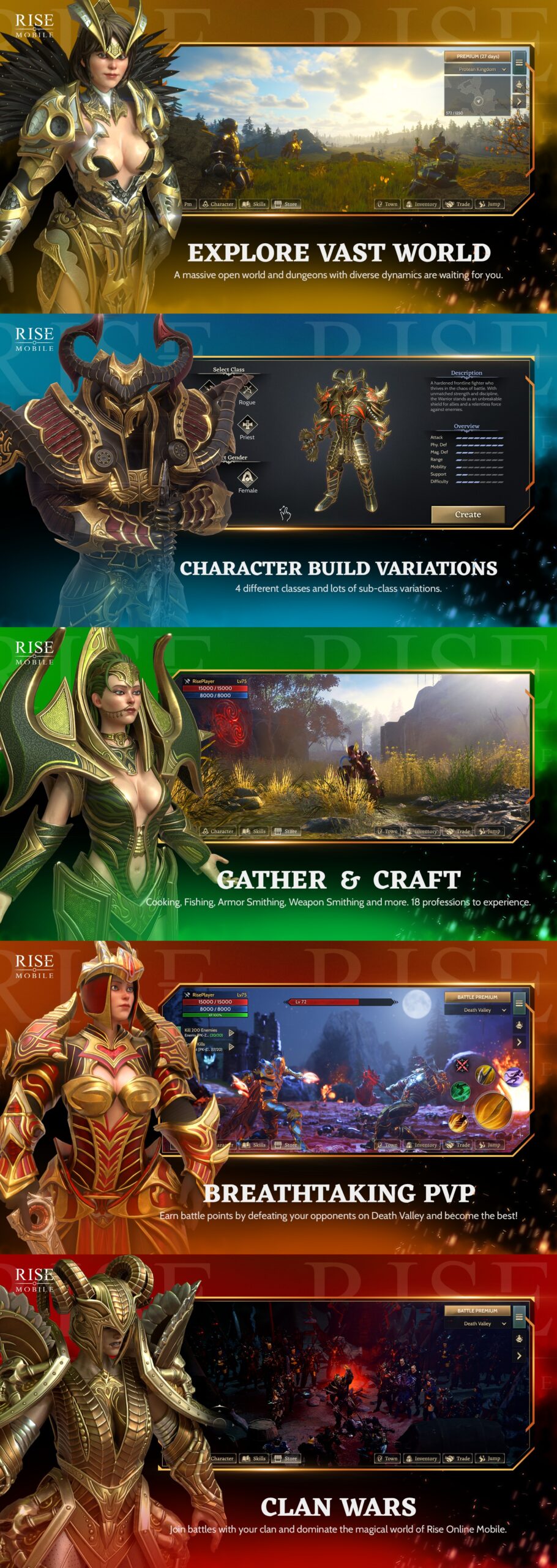 Rise Online World Mobile เปิดให้บริการแล้ว 3 Rise Online World Mobile