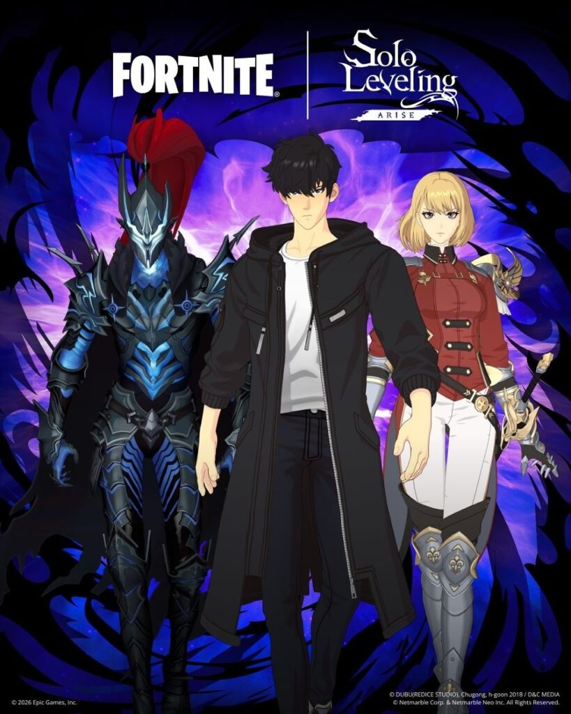 Solo Leveling: ARISE พาเหล่าฮันเตอร์ตะลุยโลก Fortnite ในคอลแลปส์สุดพิเศษ!