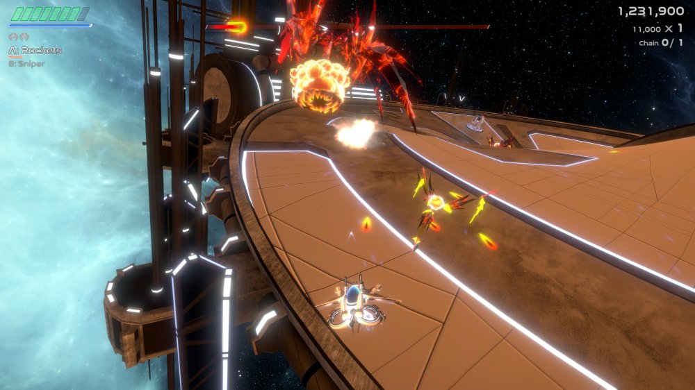 [รีวิว] Curved Space เกม Shoot ‘em Up ที่ขนอาวุธมาทั้งคลังแสง