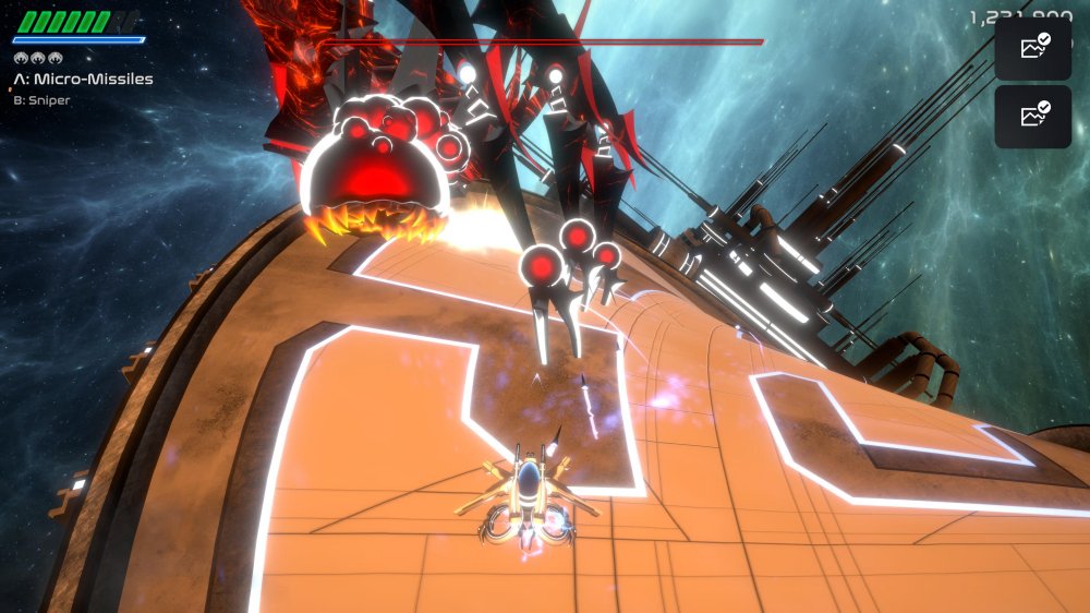 [รีวิว] Curved Space เกม Shoot ‘em Up ที่ขนอาวุธมาทั้งคลังแสง