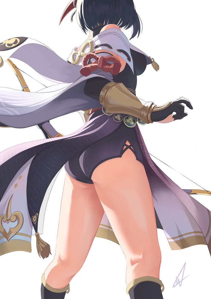 แฟนเกม Genshin Impact สร้างสรรค์ภาพ Sara ยิงธนูในมุมมองที่ต่างออกไป