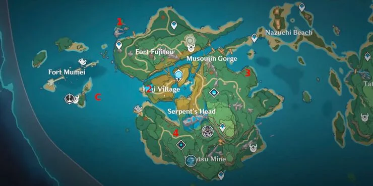 เผยจุด Lost Text ทั้งหมดใน Inazuma