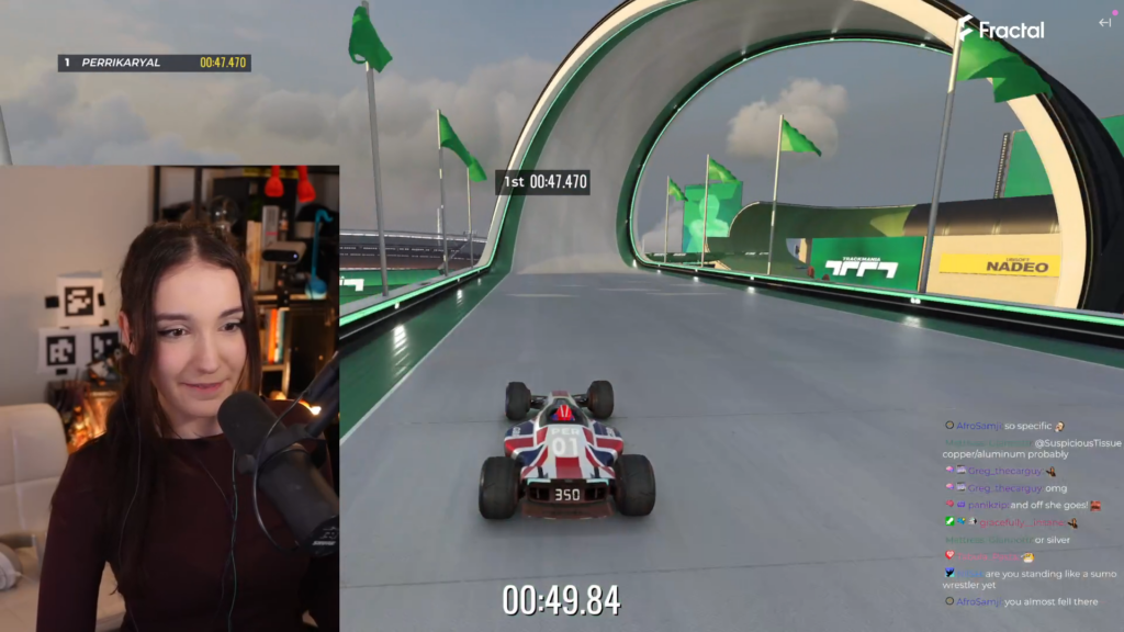 สตรีมเมอร์สาวใช้เครื่องกระตุ้นระบบทรงตัวให้รู้สึกได้ถึงแรง G ของรถและเครื่องบินในเกม 2 สตรีมเมอร์สาวใช้เครื่องกระตุ้นระบบทรงตัวให้รู้สึกได้ถึงแรง G ของรถและเครื่องบินในเกม