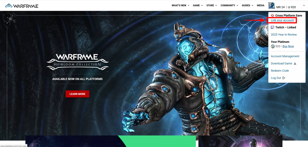 Warframe หุ่นเขียวเปิดแล้วทั่วโลก พร้อมภาษาไทย และวิธีการเชื่อมไอดีจาก PC