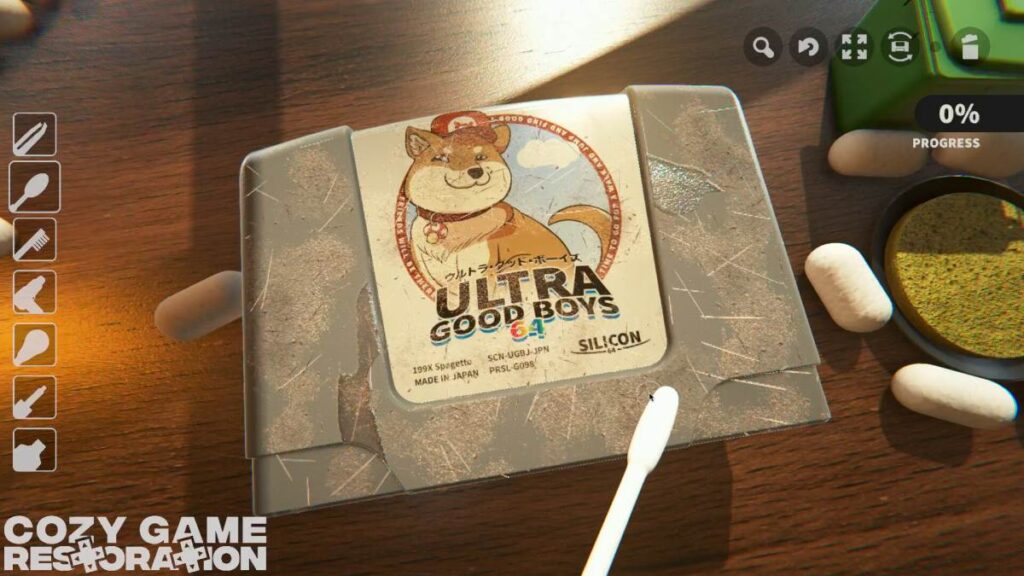 Cozy Game Restoration ทำความสะอาดตลับเกมเรโทรสุดชิล มีซับไทย