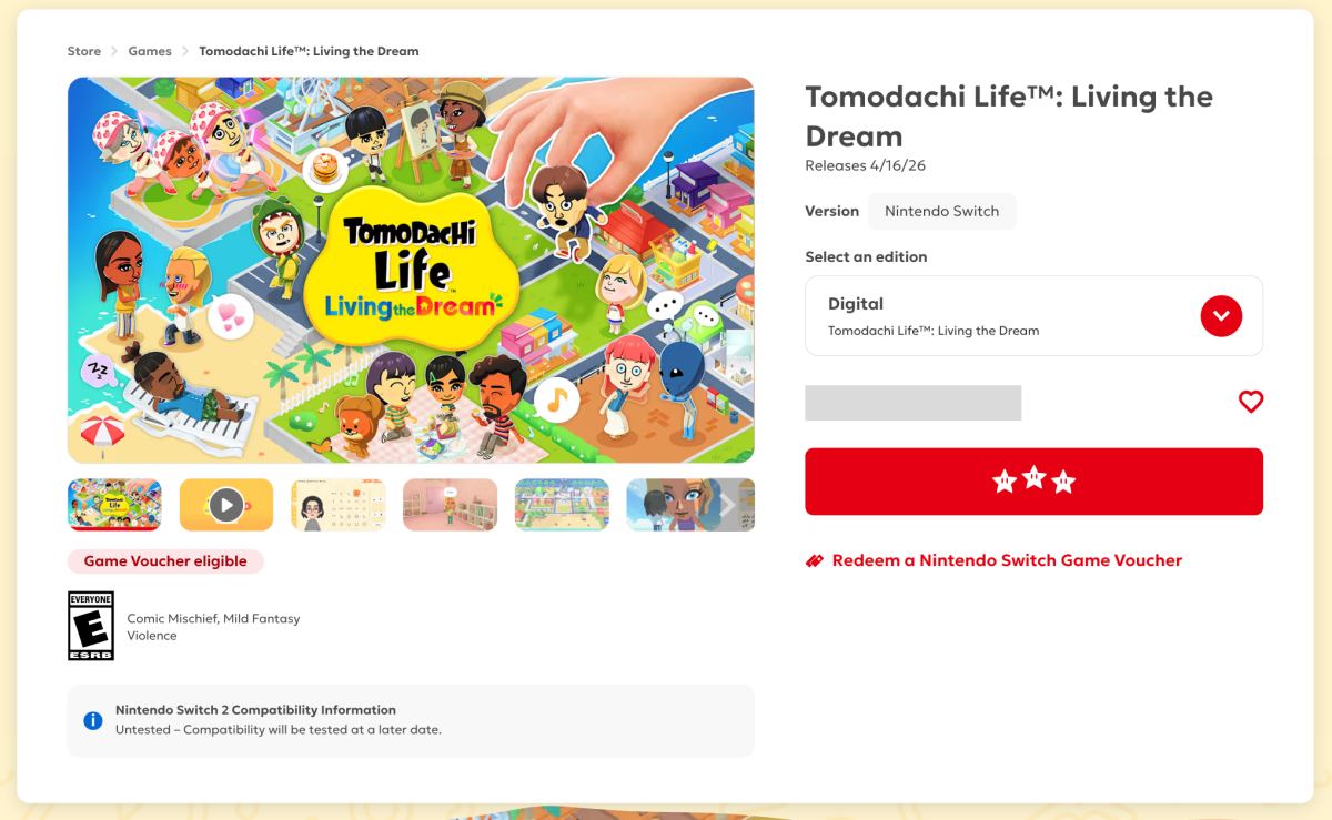 Tomodachi Life Living the Dream ปล่อยเดโมให้ลองเล่นแล้ว