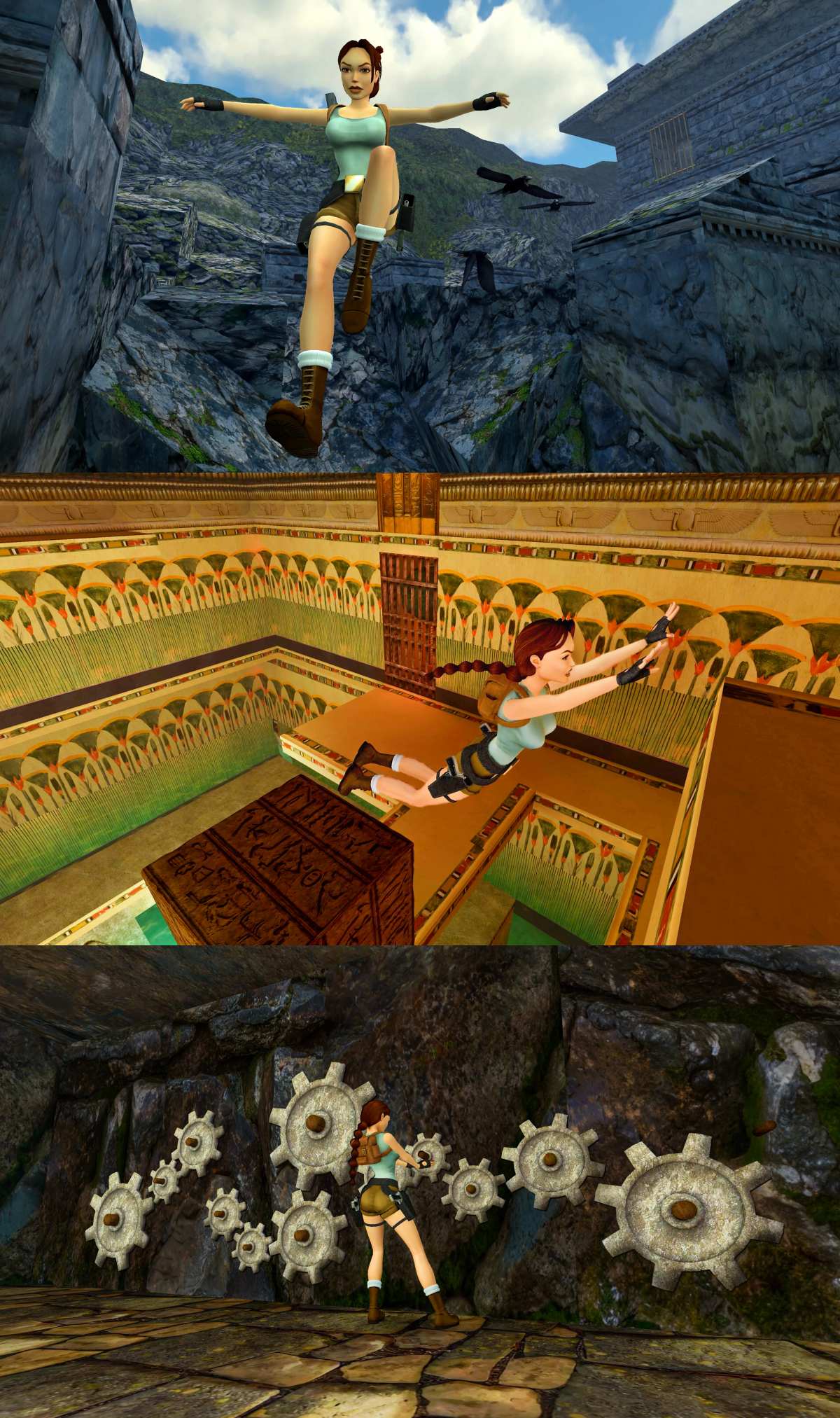 Tomb Raider I-III Remastered เวอร์ชันมือถือ โหลด เกม ภาพ