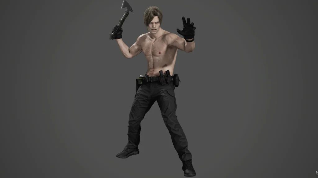 โผล่ม็อดหวิว! Leon จาก Resident Evil Requiem วัย 49 โชว์กล้ามแน่น