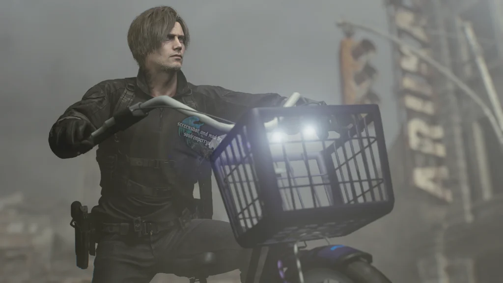 ม็อดใหม่ Leon&Gideon ใน Resident Evil Requiem ปั่นจักรยาน สู้วิกฤตน้ำมันขาดตลาด
