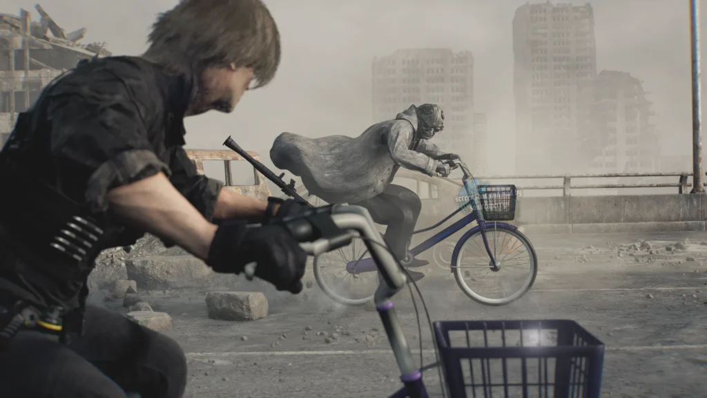 ม็อดใหม่ Leon&Gideon ใน Resident Evil Requiem ปั่นจักรยาน สู้วิกฤตน้ำมันขาดตลาด