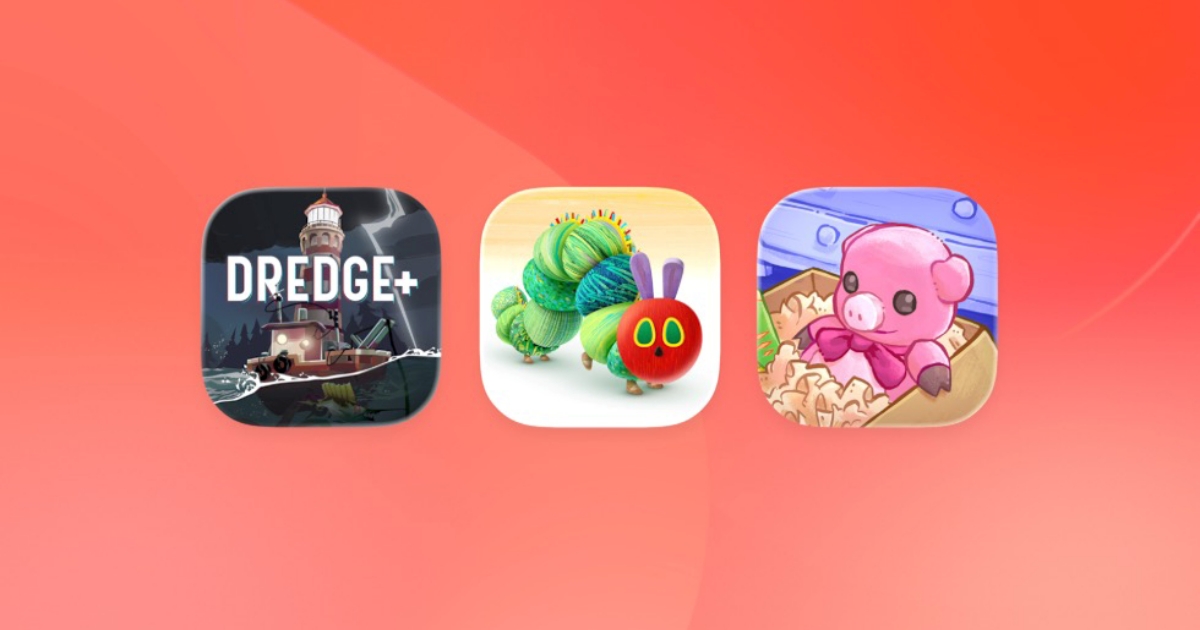 Apple Arcade จะเพิ่มเกมฮิตเจ้าของรางวัลอย่าง DREDGE+, Unpacking+ และ My Very Hungry Caterpillar+ ในเดือนเมษายน