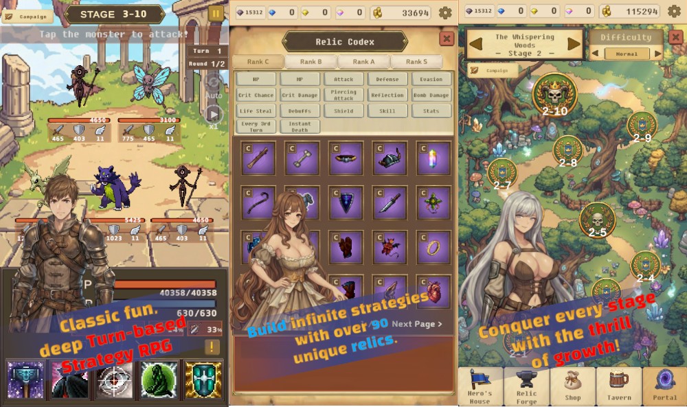 CoreRPG: Loot & Build Crafter เปิดให้บริการบนสโตร์ต่างประเทศแล้ว