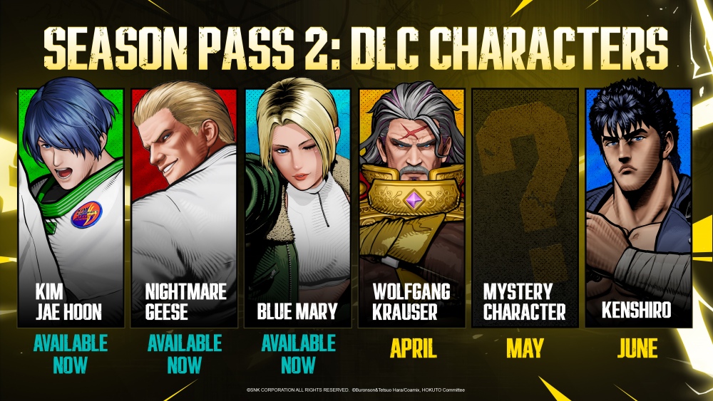 จากดาวเหนือสู่เมือง​ South Town นักสู้ใหม่ Kenshiro เปิดตัวสำหรับเกม FATAL FURY: City of the Wolves!