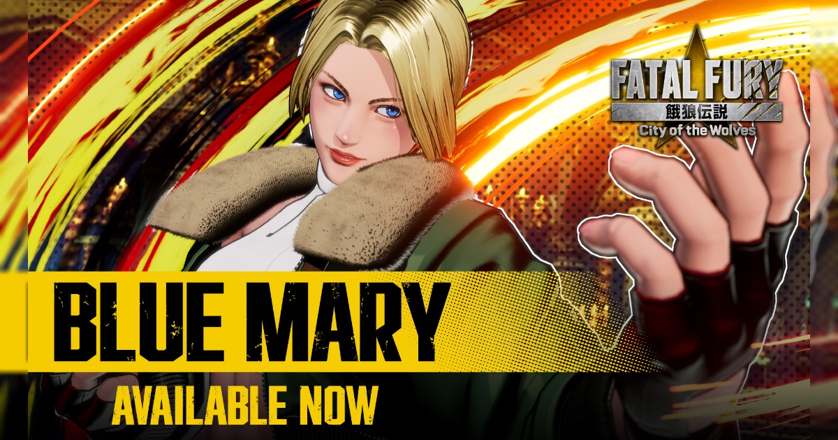 Blue Mary เจ้าหน้าที่พิเศษของ South Town เปิดให้เล่นแล้วในเกม FATAL FURY: City of the Wolves