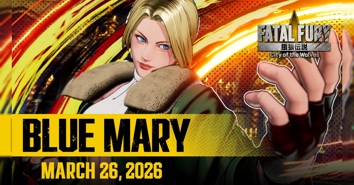 Blue Mary ล็อคเป้าสู่สังเวียนซีซันที่สองของ FATAL FURY: City of the Wolves
