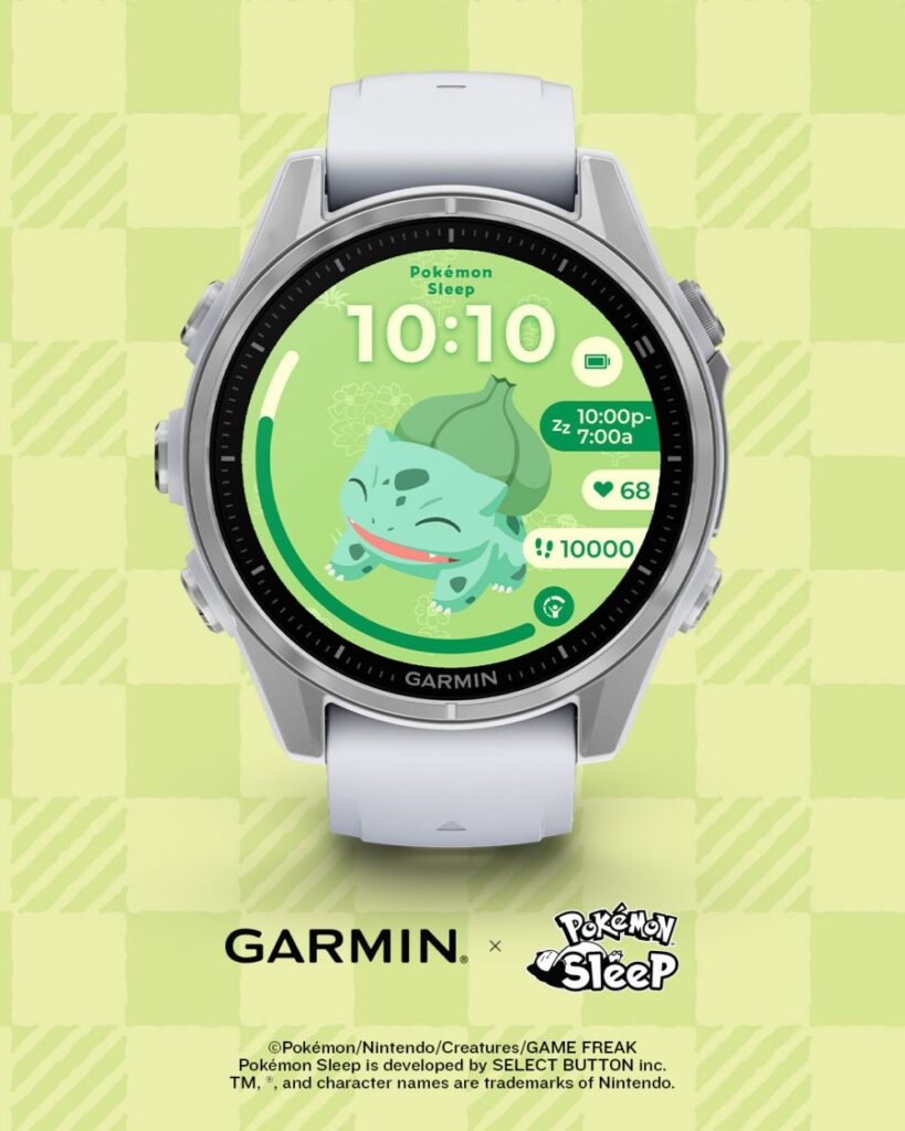 Garmin เปิดตัวหน้าปัดสมาร์ตวอตช์ “Pokémon Sleep”