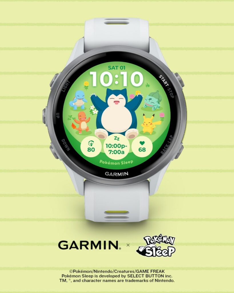 Garmin เปิดตัวหน้าปัดสมาร์ตวอตช์ “Pokémon Sleep”
