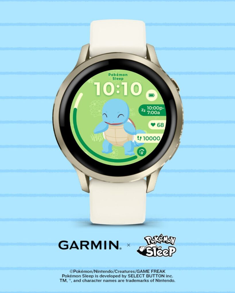 Garmin เปิดตัวหน้าปัดสมาร์ตวอตช์ “Pokémon Sleep”