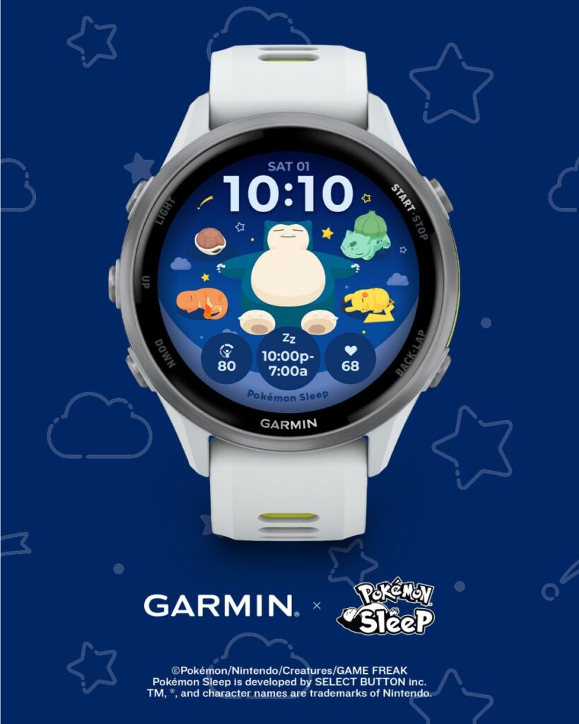 Garmin เปิดตัวหน้าปัดสมาร์ตวอตช์ “Pokémon Sleep”
