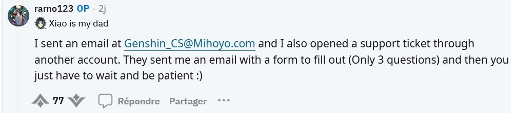 Genshin Impact เปิดรับคำร้องปลดแบนแล้ว