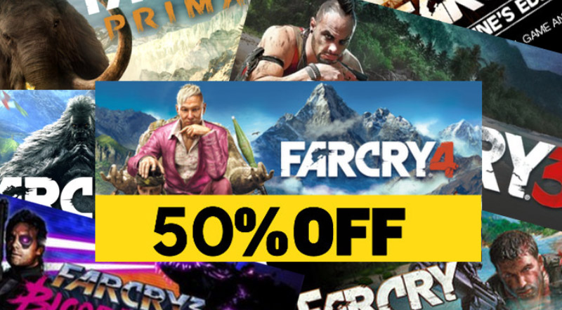 ตะโกนดังๆ! Far Cry ลดราคาทั้งซีรี่ส์