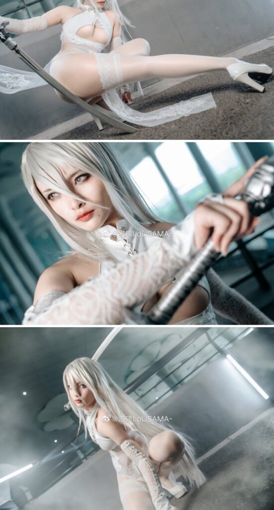 สาวจีน แปลงโฉมเป็น A2 จากเกม NieR 2 สาวจีน แปลงโฉมเป็น A2 จากเกม NieR